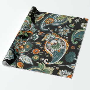 Papel De Regalo Paisley. Un patrón impecable basado en la tradició