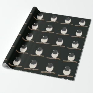 Papel De Regalo Pájaro Junco de Ojos Oscuros
