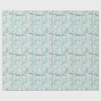 Papel De Regalo Pájaros resplandecientes de abedul