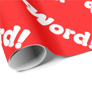 Papel De Regalo ¡Palabra!