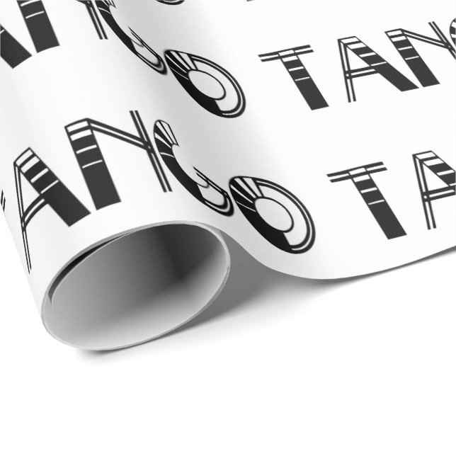 Papel De Regalo Palabra del tango (Esquina del rollo)