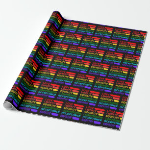 Papel De Regalo Palabras a vivir por colección