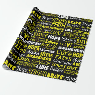 Papel De Regalo Palabras de concienciación...Endometriosis