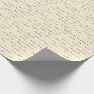 Papel De Regalo Palabras positivas del lenguaje de Rótulo en amari