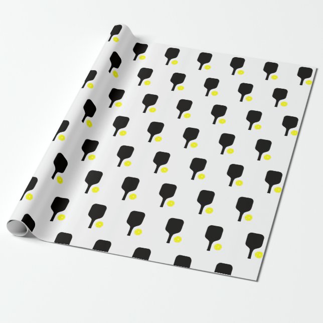 Papel De Regalo Palas y bolas de pelota (Desenrollado)