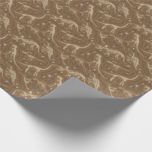 Papel De Regalo Paleontología (Esquina)