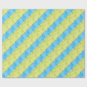 Papel De Regalo paletas azules y amarillas