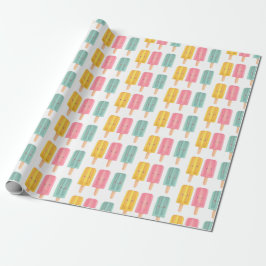 Papel De Regalo Palitos de Helado de Verano