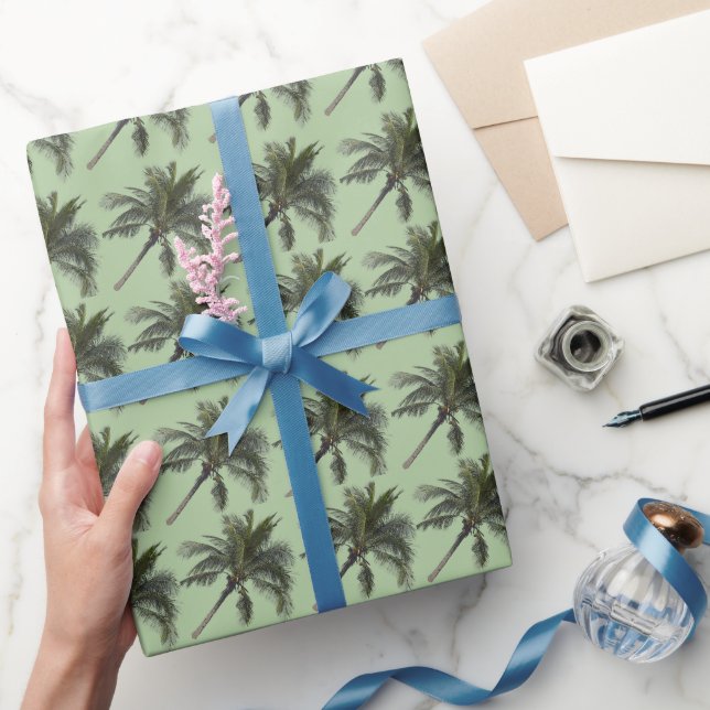 Papel De Regalo Palm Trees 🌴 (Regalar)