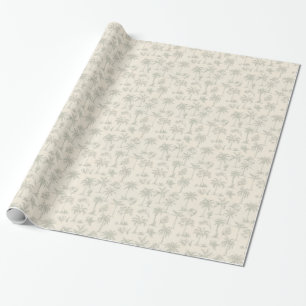 Papel De Regalo Palmeras