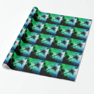 Papel De Regalo Palmeras de Hawái