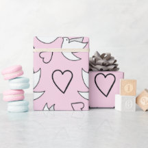 Palomas bodas para regalos matrimoniales rosados s