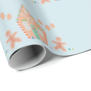 Papel De Regalo Pan de jengibre de vacaciones dulces