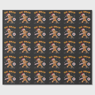 Papel De Regalo Pan de Jengibre Oh Snap 67 Béisbol