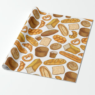Papel De Regalo Panadería de pan y pastelería, panadería