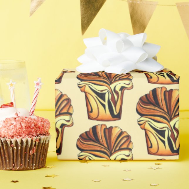 Papel De Regalo Panadería judía Babka Chocolate Pan (Fiesta de cumpleaños )