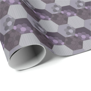 Papel De Regalo Panal Panal Rayado
