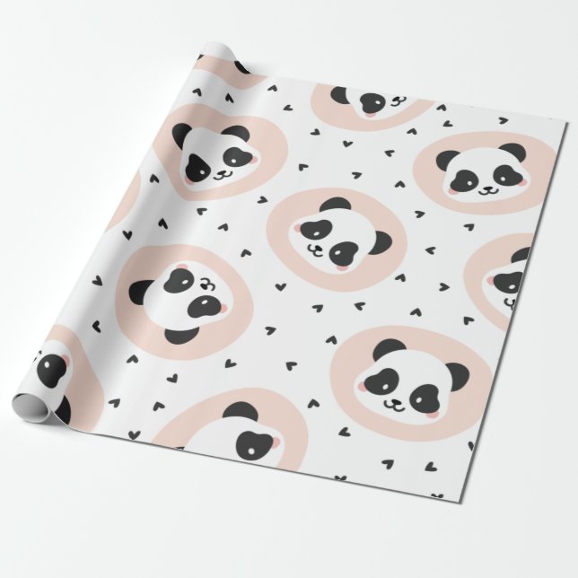 Papel De Regalo Panda (Desenrollado)