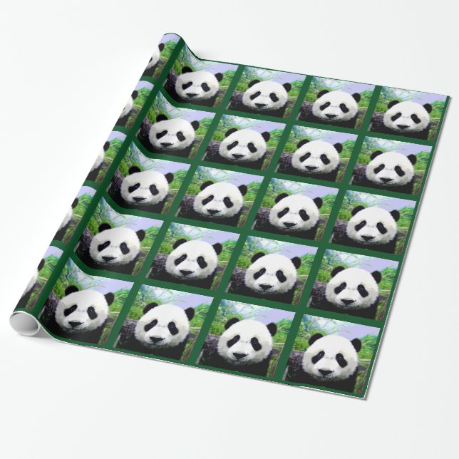 Papel De Regalo Panda Bear (Desenrollado)