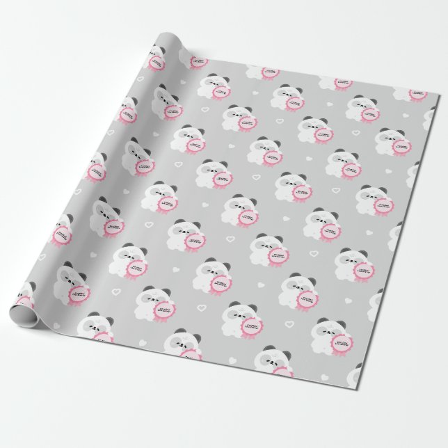 Papel De Regalo Panda de baja energía certificado (Desenrollado)