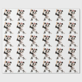 Papel De Regalo Panda de béisbol 