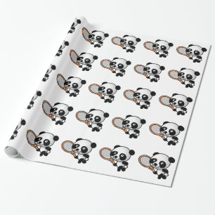 Papel De Regalo Panda del tenis