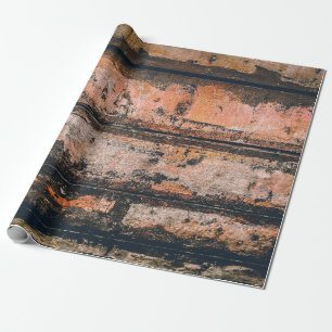 Papel De Regalo Panel de Brown y naranja