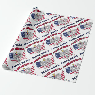 Papel De Regalo Panna Maria Texas Polaco Americano
