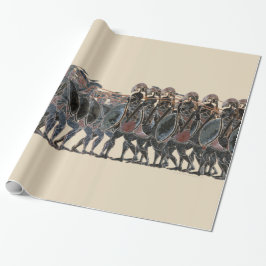 Papel De Regalo Panoplia - batalla del hoplita del griego clásico