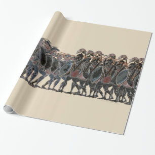 Papel De Regalo Panoplia - batalla del hoplita del griego clásico