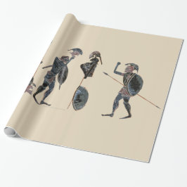 Papel De Regalo Panoplia - celebración de los hoplitas del griego
