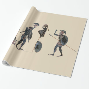 Papel De Regalo Panoplia - celebración de los hoplitas del griego