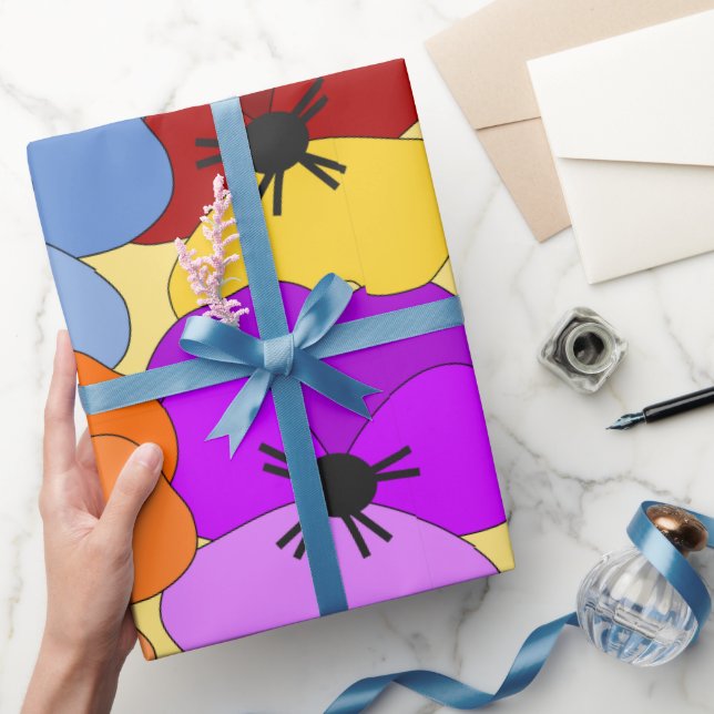 Papel De Regalo Pansy Collage (Regalar)