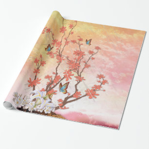 Papel De Regalo Pantalla de Ikebana