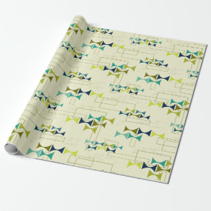 Papel De Regalo Pantalla de la guarida del papá (verde)