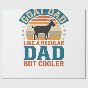 Papel De Regalo Papá Cabra Como un Papá Normal Pero Más Guay Camis