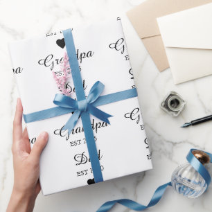 Papel De Regalo Papá Est. Y el abuelo Est. - Regalo del Día del Pa