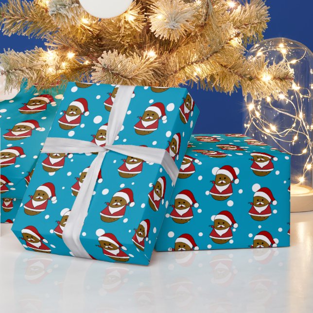Papel De Regalo Papa feliz Navidad (Vacaciones)