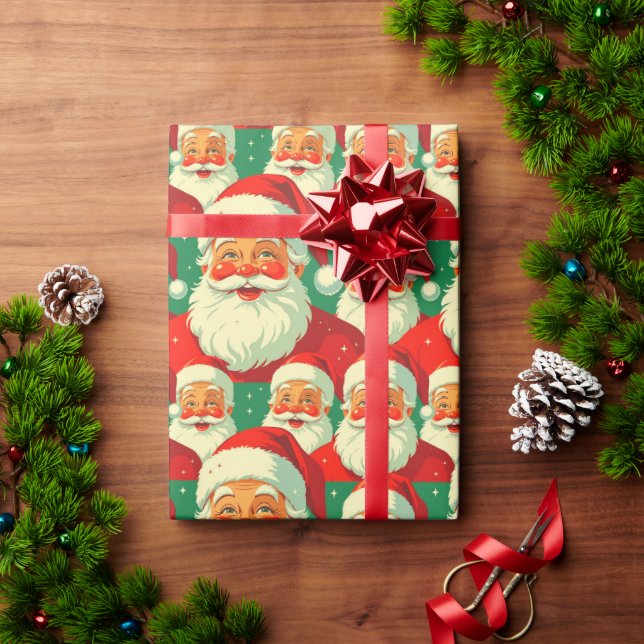Papel De Regalo Papá Noel (Regalo de vacaciones)