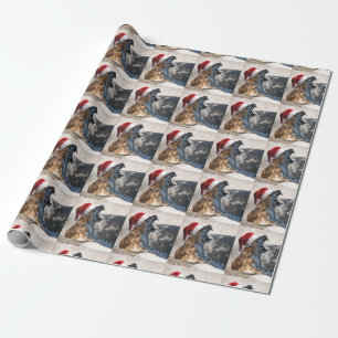 Papel De Regalo Papá Noel Tigre de Bengala