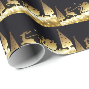 Papel De Regalo Papá Noel viene... (Papel Navidad)