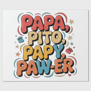 Papel De Regalo Papa Pito Pappy Pawer