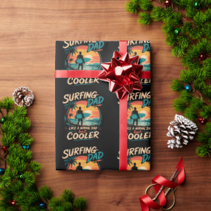Papel De Regalo Papá surfista como un papá normal pero más genial