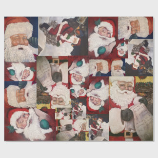 Papel De Regalo Papás Noel