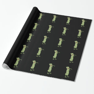 Papel De Regalo ¡Papel de embalaje del tocino del zombi!