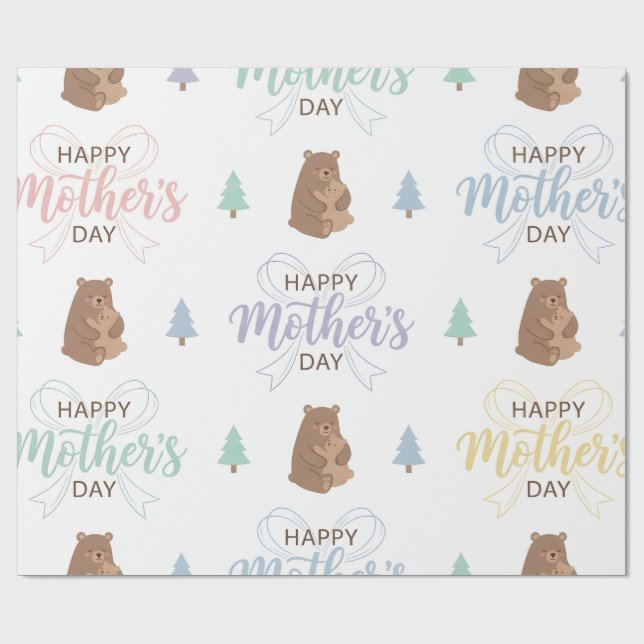 Papel de regalo-papel de regalo para el Día de la  (Superficie plana)