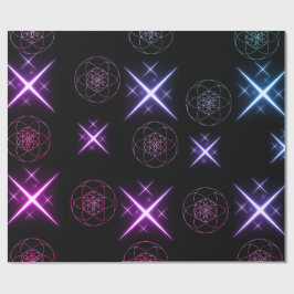 Papel De Regalo papier cadeau fleur de vie 