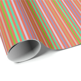 Papel De Regalo Papier Cadeau lignes couleurs pastels 5