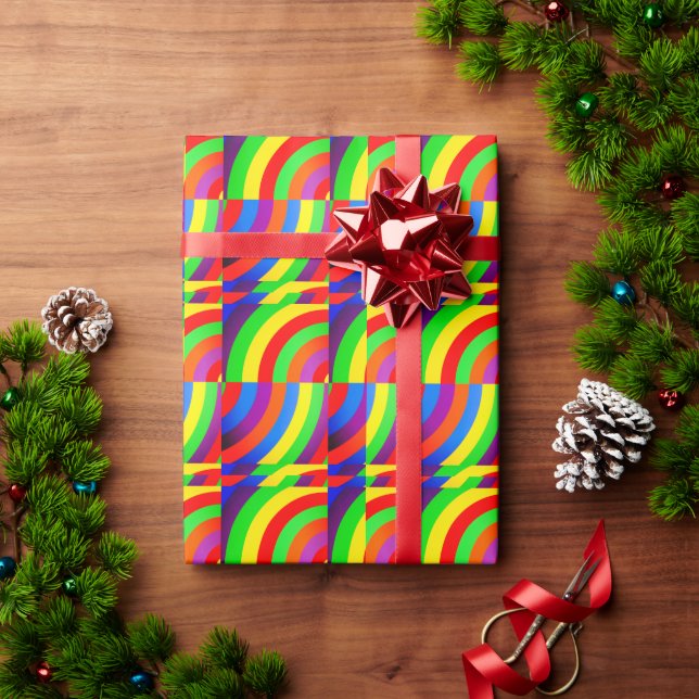 PAPEL DE REGALO PAQUETE DE RECUPERACIÓN DE INVITACIÓN DE RAINBOW (Regalo de vacaciones)