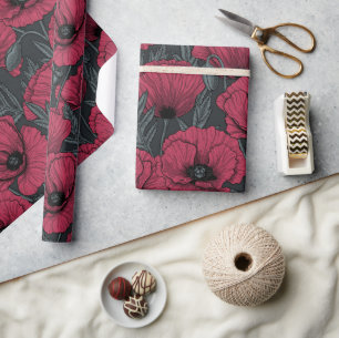 Papel De Regalo Paquetes en Viva Magenta